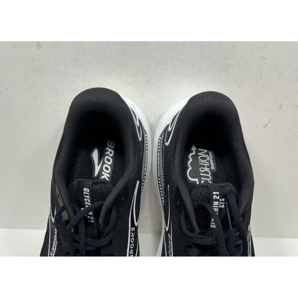 Brooks Glycerin GTS 21 Black Sneaker Running Shoes 1204091D090 Womens Sz 10.5 D - Picture 8 of 8